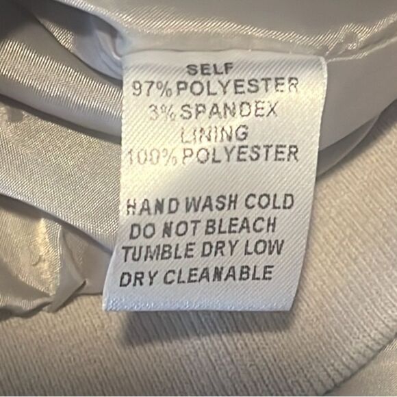 Lunik Silver Gray Embroidered Detail Full Zip Varsity Jacket Size XL - Picture 9 of 11